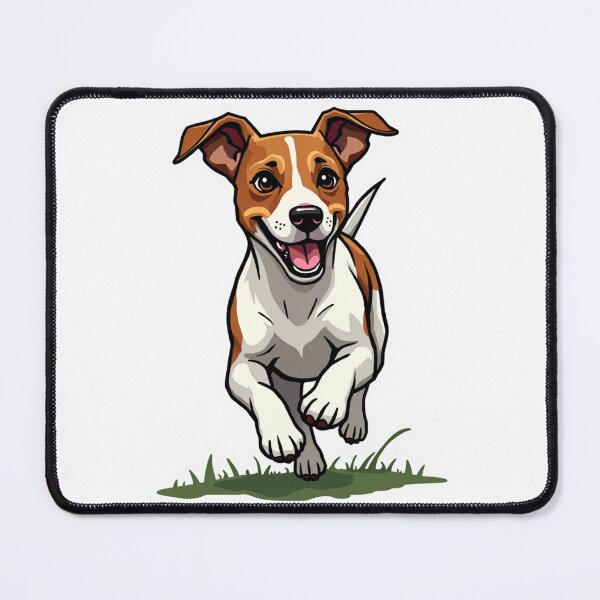 Item preview, Running Jack Russell Terrier on grass designed and sold by Prints by Mat.
