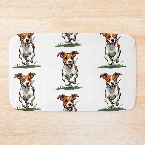 Item preview, Running Jack Russell Terrier on grass designed and sold by Prints by Mat.