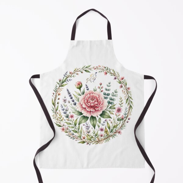 Item preview, Sagittarius Celestial Botanical - Carnation Peony Wreath designed and sold by MoonSoul Studio.
