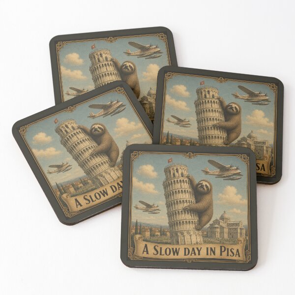 Item preview, Slow Day in Pisa designed and sold by ObviouslyBrill.