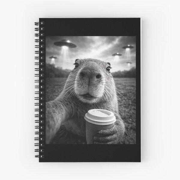 Item preview, Capybara UFO Selfie Funny Deadpan Humor Gift for Introverts designed and sold by Say It With Ink.