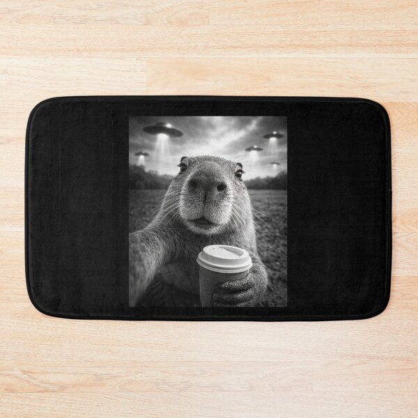Item preview, Capybara UFO Selfie Funny Deadpan Humor Gift for Introverts designed and sold by Say It With Ink.