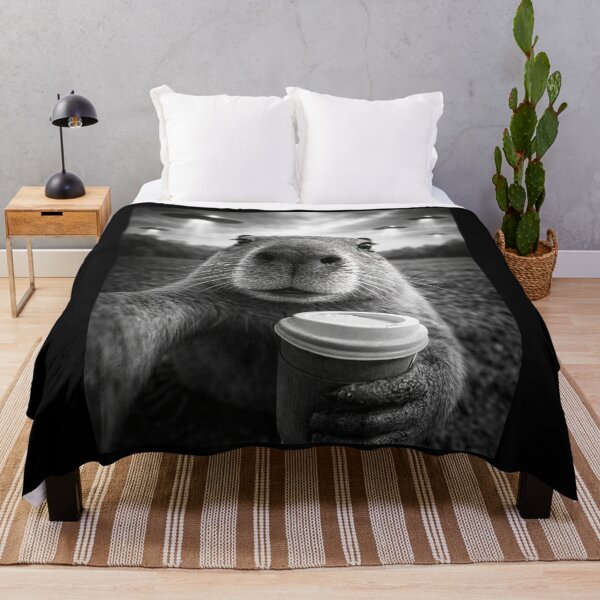 Item preview, Capybara UFO Selfie Funny Deadpan Humor Gift for Introverts designed and sold by Say It With Ink.