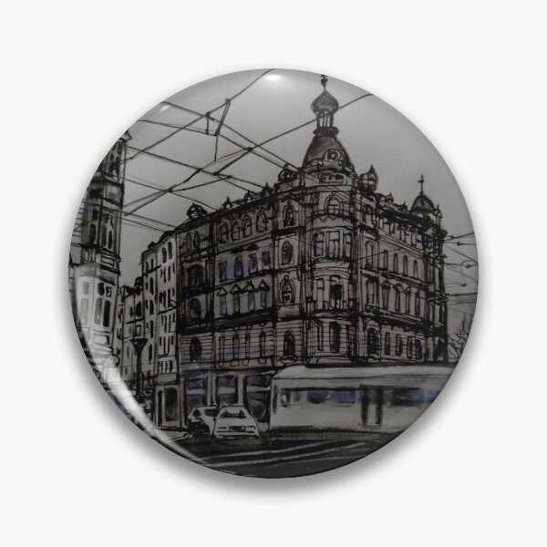 Item preview, Tram at Bautzner Straße & Rothenburger Straße – Dresden Neustadt 01099 Urban Sketch designed and sold by UMA Urban Sketch.