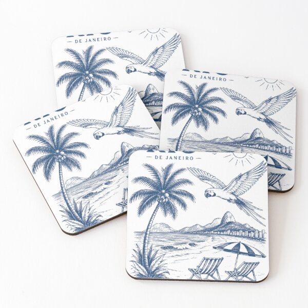 Item preview, Rio de Janeiro Vintage Beach Poster | Copacabana Tropical Aesthetic | Brazil Travel Shirt designed and sold by AveniaOficial.