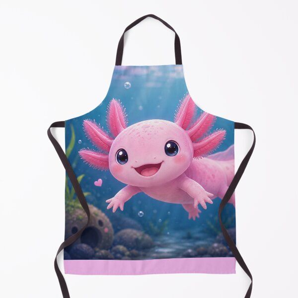 Item preview, Cute Pink Axolotl Cartoon designed and sold by BackgroundND.