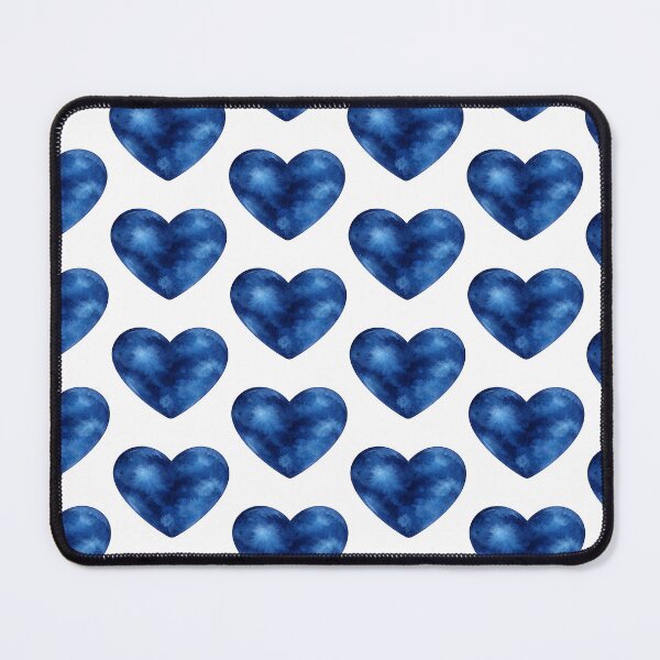 Item preview, Navy Watercolor Heart designed and sold by Blink Art Studio.
