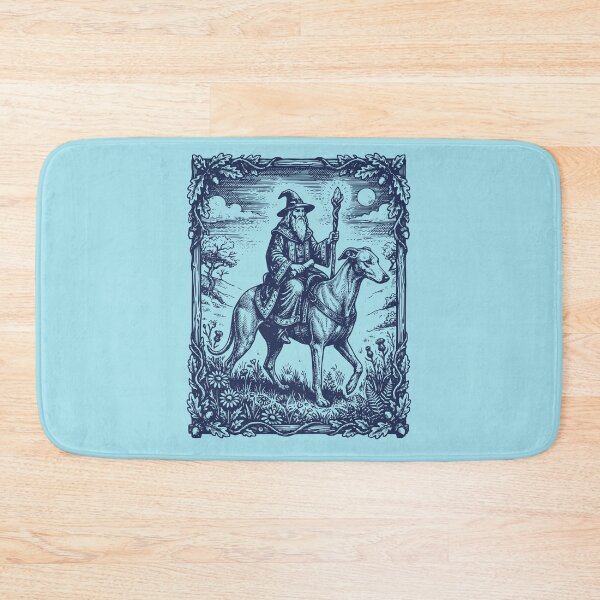 Item preview, Wizard Riding Greyhound Fantasy Moon designed and sold by d247.