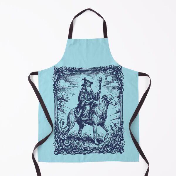 Item preview, Wizard Riding Greyhound Fantasy Moon designed and sold by d247.