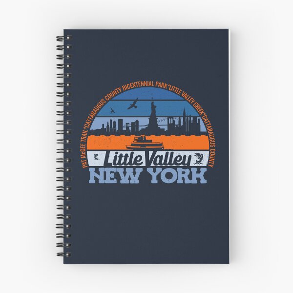 Item preview, Little Valley New York Sunset Retro Vintage Local Pride Logo designed and sold by CRHPOD20.