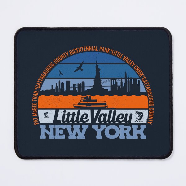 Item preview, Little Valley New York Sunset Retro Vintage Local Pride Logo designed and sold by CRHPOD20.