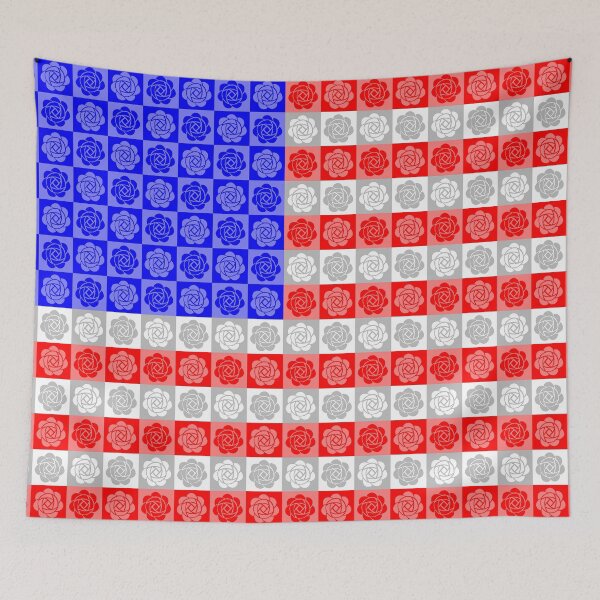 Item preview, Rose Pop Art: American Flag  designed and sold by SarahJosArt.