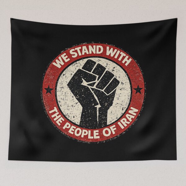 Item preview, We Stand With The People of Iran designed and sold by DIRTYDUNNZ.