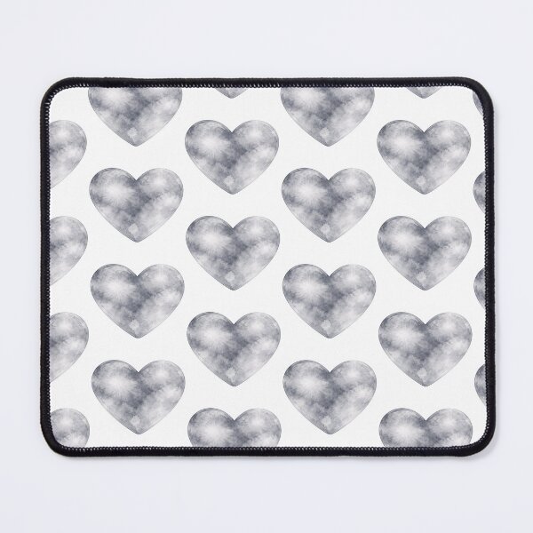 Item preview, Silver Watercolor Heart designed and sold by Blink Art Studio.