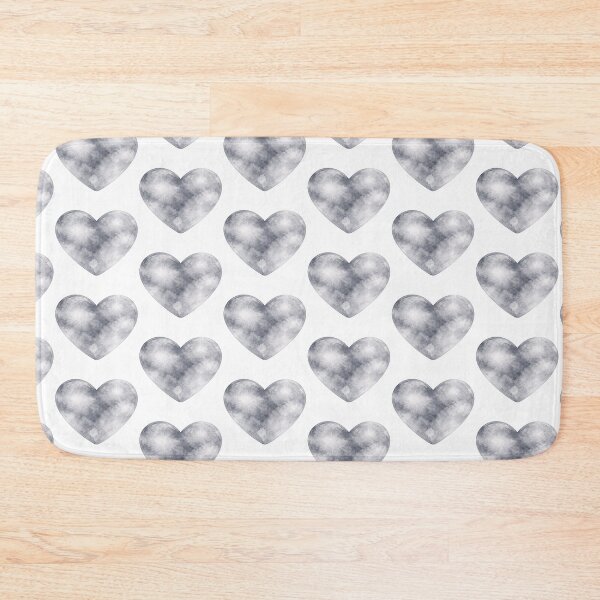 Item preview, Silver Watercolor Heart designed and sold by Blink Art Studio.
