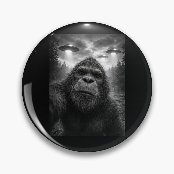 Item preview, Bigfoot UFO Selfie Funny Cryptid Humor Gift for Skeptics designed and sold by Say It With Ink.