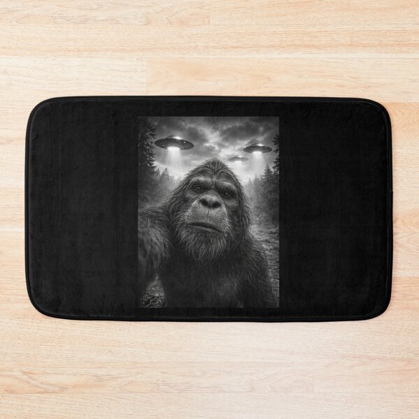 Item preview, Bigfoot UFO Selfie Funny Cryptid Humor Gift for Skeptics designed and sold by Say It With Ink.
