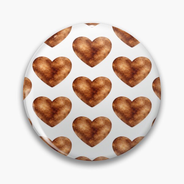Item preview, Brown Watercolor Heart designed and sold by Blink Art Studio.
