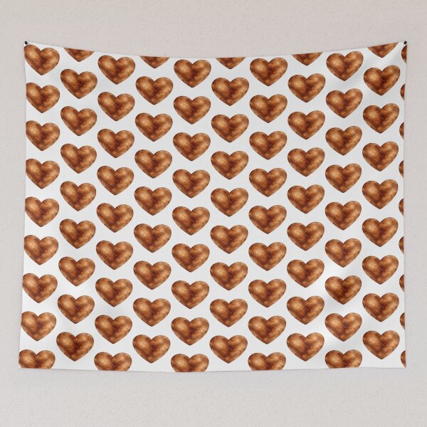 Item preview, Brown Watercolor Heart designed and sold by Blink Art Studio.
