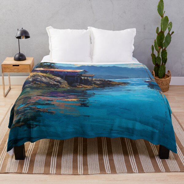 Item preview, Quadra Island BC Coastal Cottage Boat Canada Calm Waters designed and sold by daila70.