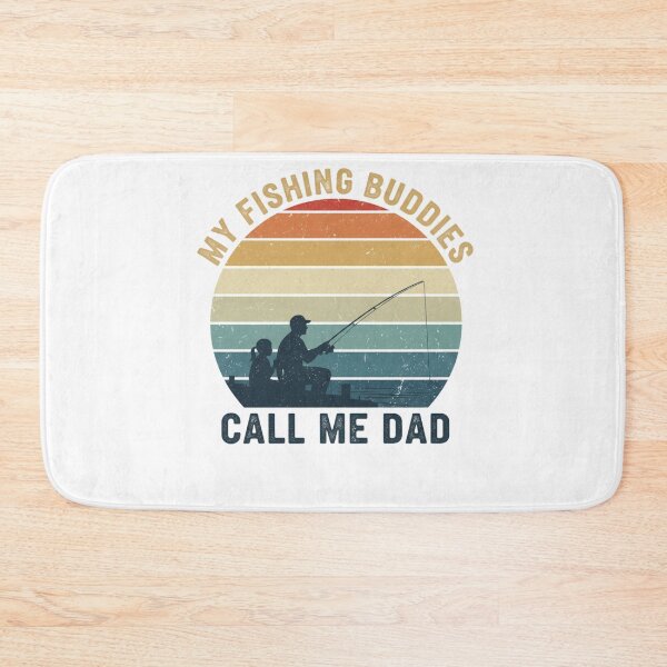 Item preview, My Fishing Buddies Call Me Dad – Retro Fishing Dad designed and sold by rawaart1.