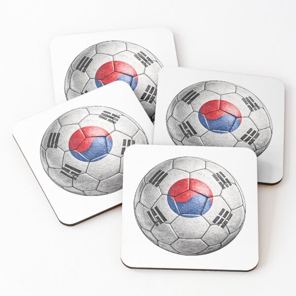 Item preview, South Korea Football Flag Design designed and sold by redsharkuk.