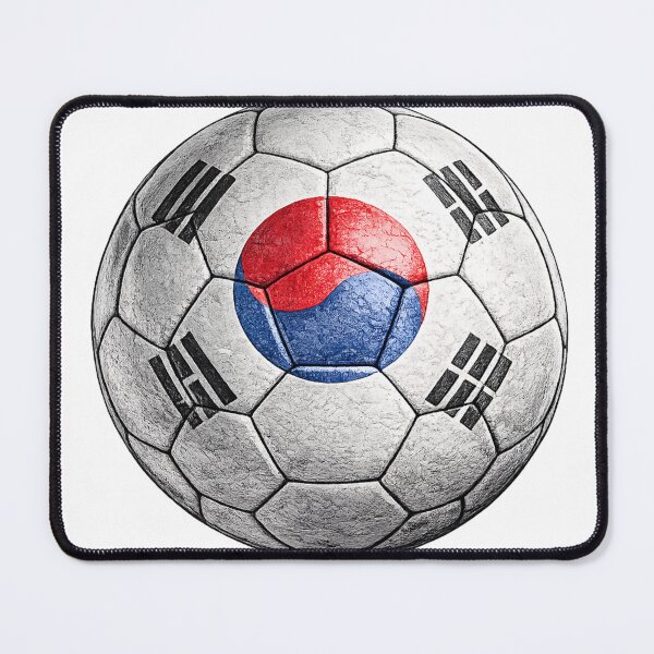 Item preview, South Korea Football Flag Design designed and sold by redsharkuk.