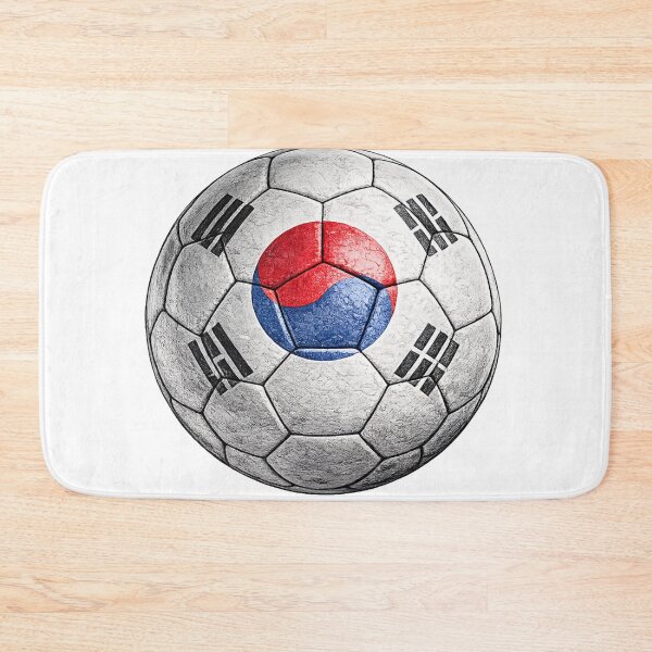 Item preview, South Korea Football Flag Design designed and sold by redsharkuk.