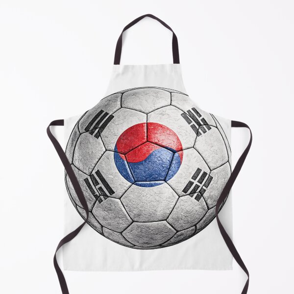 Item preview, South Korea Football Flag Design designed and sold by redsharkuk.