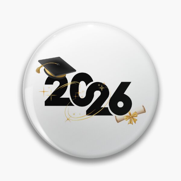 Item preview, Graduate 2026 (Offset) with Black Graduation Hat & Gold Stars  designed and sold by jeweleddesigns.