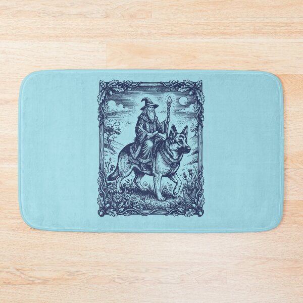 Item preview, Mystical Wizard Riding German Shepherd Dog designed and sold by d247.