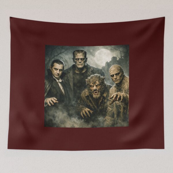 Item preview, Horror Movie All Stars designed and sold by Halifaxartguy.