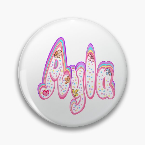 Item preview, Ayla Name Pastel Sprinkles Cute Personalized Custom Bubble Letters designed and sold by Artonmytee.