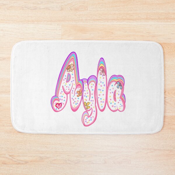 Item preview, Ayla Name Pastel Sprinkles Cute Personalized Custom Bubble Letters designed and sold by Artonmytee.