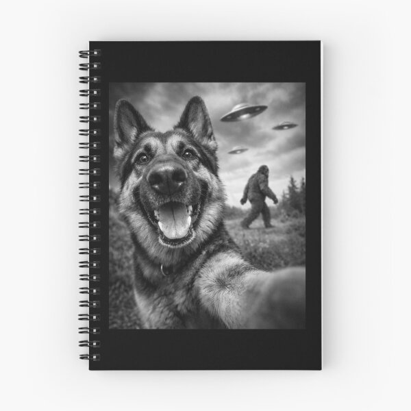 Item preview, Dog and Bigfoot UFO Selfie Funny Conspiracy Humor Gift designed and sold by Say It With Ink.