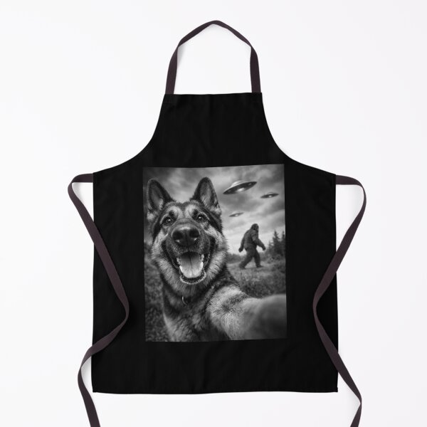 Item preview, Dog and Bigfoot UFO Selfie Funny Conspiracy Humor Gift designed and sold by Say It With Ink.