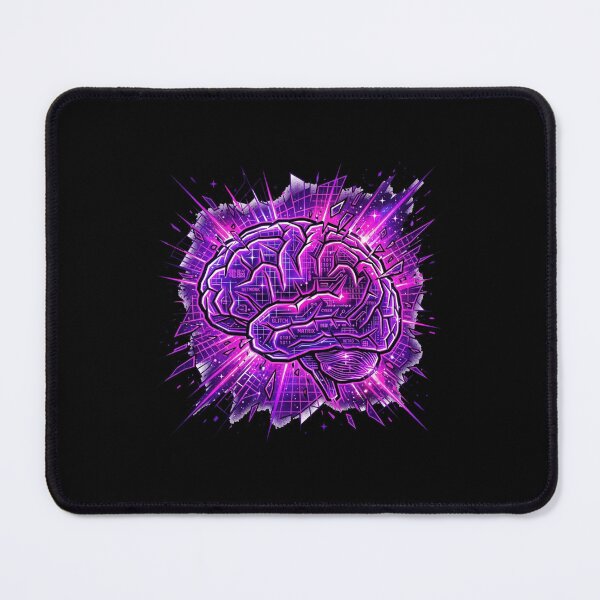 Item preview, Expanding Brain Cosmic Cyber Vaporwave Geek Meme designed and sold by DuckOddity.