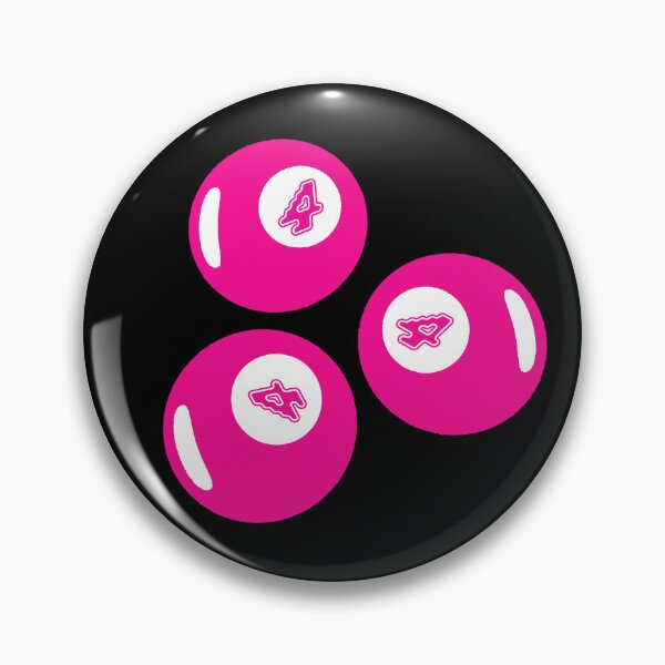 Item preview, Lucky Number 4 Pink Balls designed and sold by CDPrintsDesigns.