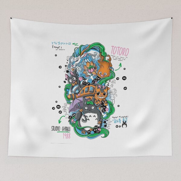 Item preview, Totoro-Inspired Graphic T-Shirt — Whimsical Studio Ghibli Forest Art designed and sold by Fabioforero.