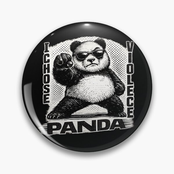 Item preview, I Choose Violence Funny Angry Panda Meme designed and sold by PunchDrop.