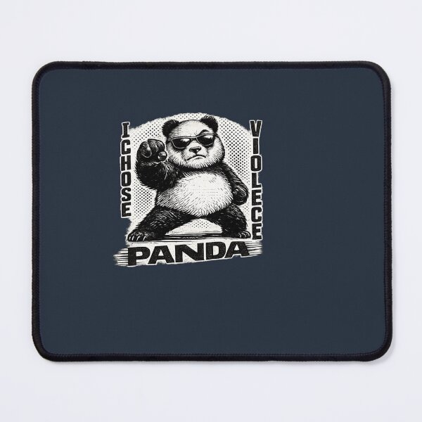 Item preview, I Choose Violence Funny Angry Panda Meme designed and sold by PunchDrop.