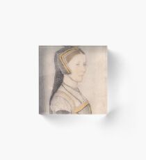Hans Holbein the Younger - Anne Cresacre Acrylic Block