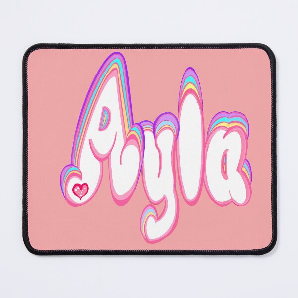 Item preview, Ayla Name Pastel Sprinkles Cute Personalized Custom Bubble Letters for girls and women designed and sold by Artonmytee.