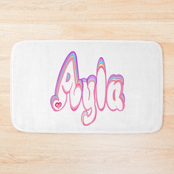 Item preview, Ayla Name Pastel Sprinkles Cute Personalized Custom Bubble Letters for girls and women designed and sold by Artonmytee.