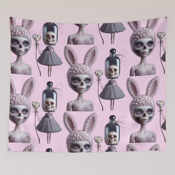 Item preview, Spooky Bunny and Her Best Friend designed and sold by LujziWorld.