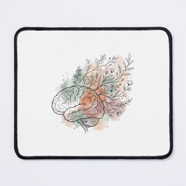 Item preview, Minimalist Watercolor Expanding Brain Neurology Aesthetic designed and sold by DuckOddity.