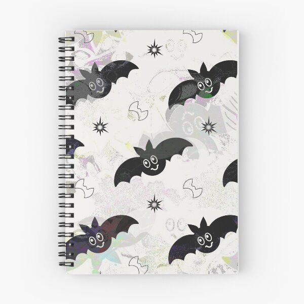 Item preview, Kawaii Bat Pattern — Cute Gothic Halloween Sticker Design designed and sold by BatNature.
