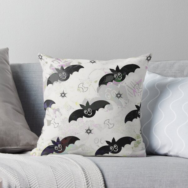 Item preview, Kawaii Bat Pattern — Cute Gothic Halloween Sticker Design designed and sold by BatNature.
