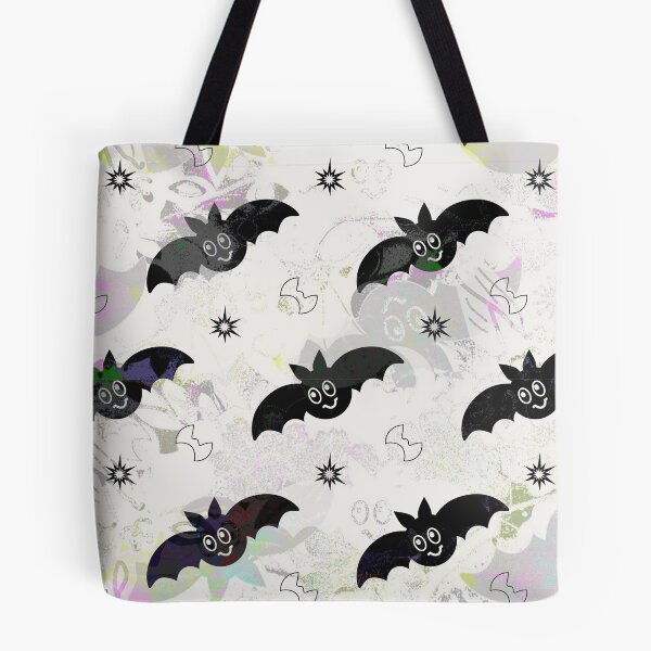Item preview, Kawaii Bat Pattern — Cute Gothic Halloween Sticker Design designed and sold by BatNature.