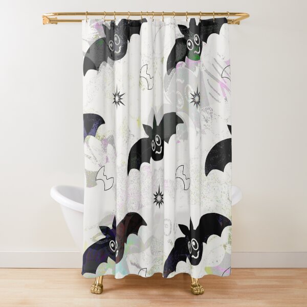 Item preview, Kawaii Bat Pattern — Cute Gothic Halloween Sticker Design designed and sold by BatNature.